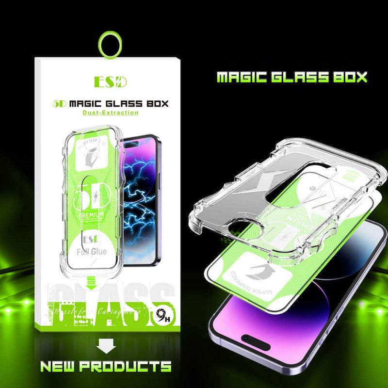 ESD Magic Box 5D Panzerglas für iPhone 15 Pro