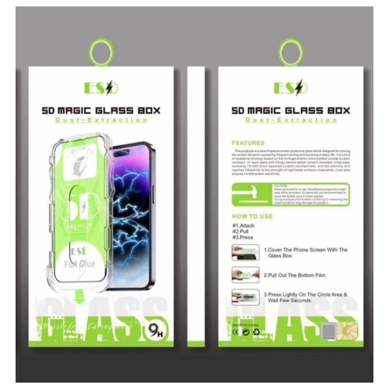 ESD Magic Box 5D Panzerglas für iPhone X / XS