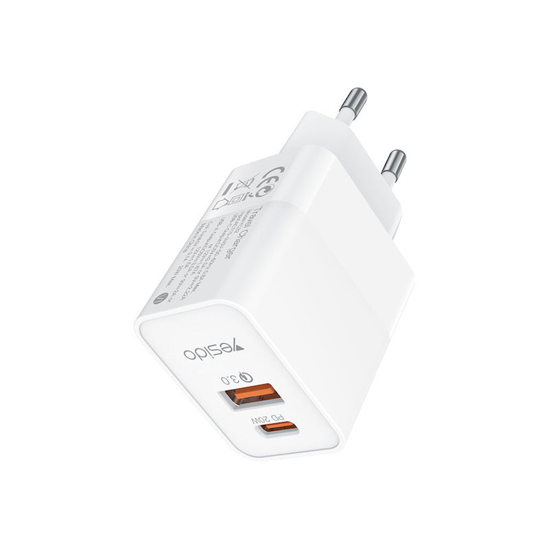 YESIDO YC32 20W Typ C und USB Ladegerät Adapter