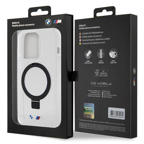 BMW Magsafe Handy Hülle Ring Stand M Collection für iPhone 15 Pro Max