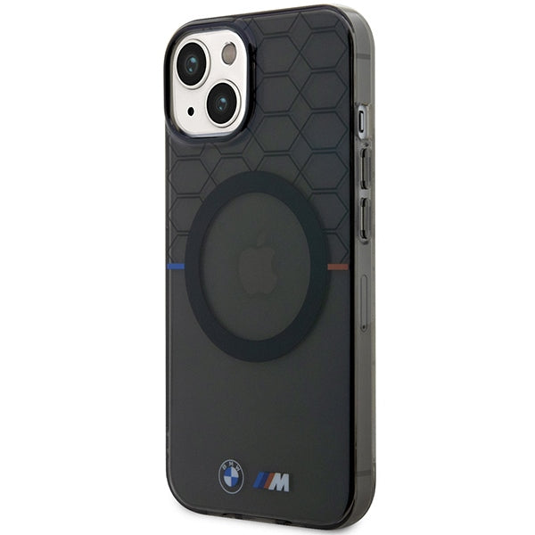 BMW Magsafe Handy Hülle Case Pattern für iPhone 13 / 14 / 15 Grau