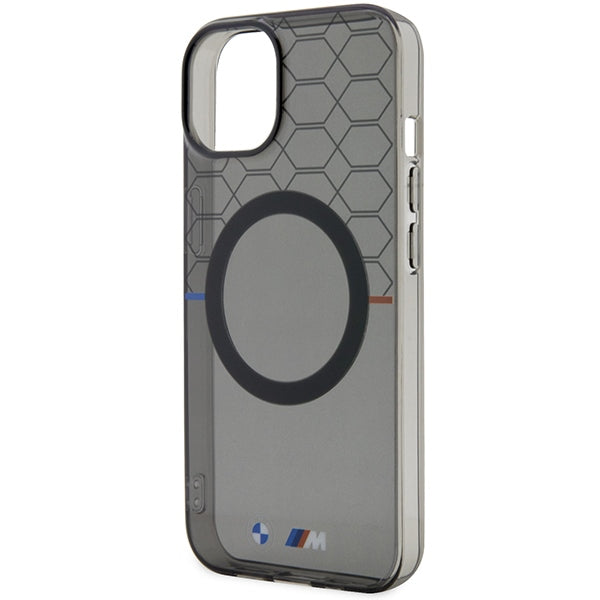 BMW Magsafe Handy Hülle Case Pattern für iPhone 13 / 14 / 15 Grau