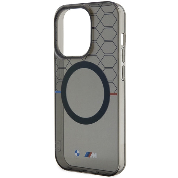 BMW Magsafe Handy Hülle Case Pattern für iPhone 13 Pro Grau