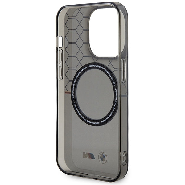 BMW Magsafe Handy Hülle Case Pattern für iPhone 13 Pro Grau