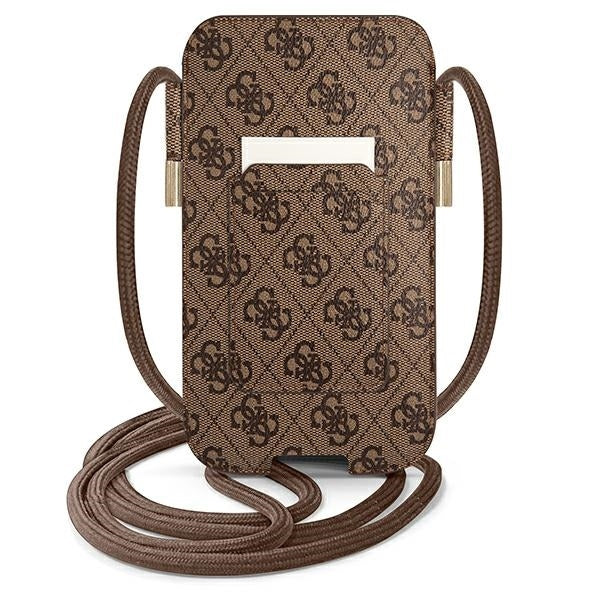 GUESS Universal Umhängetasche 4G Stripe Logo Braun