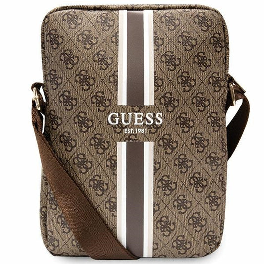 GUESS Universal Umhängetasche 4G Stripes 10' Braun
