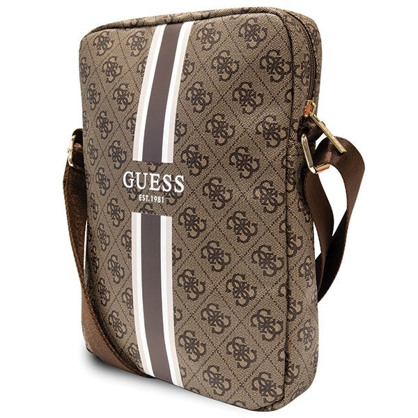 GUESS Universal Umhängetasche 4G Stripes 10' Braun