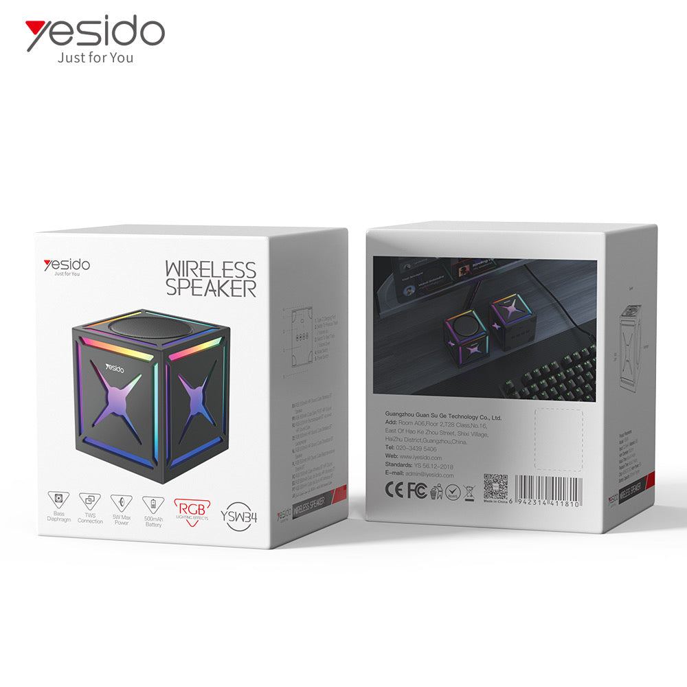 Yesido YSW34 Wireless Musikbox Lautsprecher