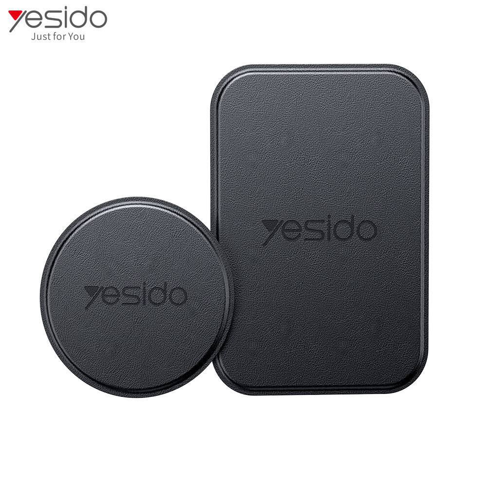 Yesido C207 rund und eckiger Metall Platten 2er Set für magnetische Handy Halterungen