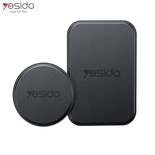 Yesido C207 rund und eckiger Metall Platten 2er Set für magnetische Handy Halterungen