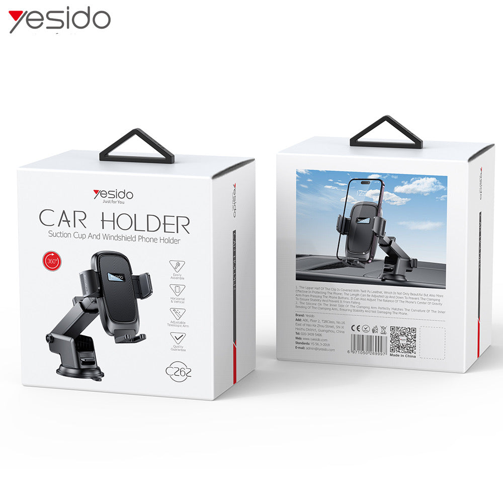 Yesido C262 Halterung mit Saugnapf