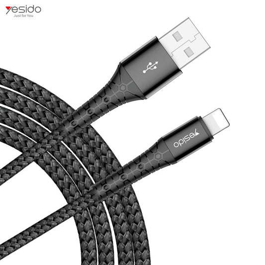 YESIDO CA50 Lightning auf USB 2 Meter Ladekabel