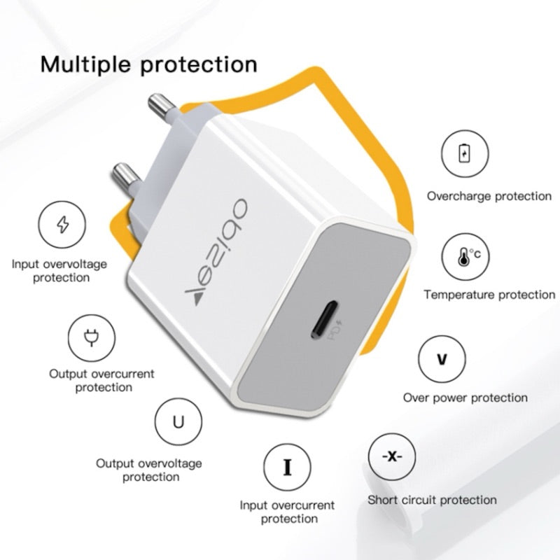 YESIDO YC27 Typ C Fast Charge Ladegerät Adapter
