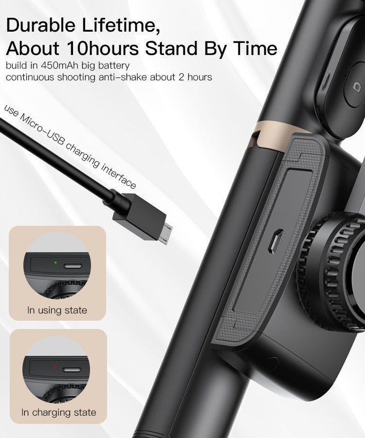 YESIDO SF14 Wireless Selfie Stick mit Gimbal Stabilisator