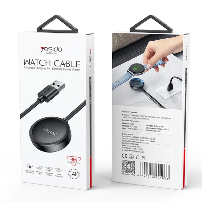 Yesido CA161 Magnetische USB 1 Meter Ladekabel für Samsung Galaxy Watch