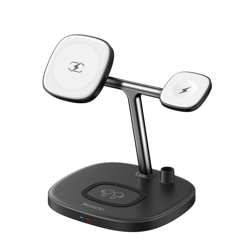 Yesido DS12 4in1 Halterung Wireless Charger Stand für Smartphones, Apple Watch, Airpods und Pen