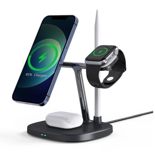 Yesido DS12 4in1 Halterung Wireless Charger Stand für Smartphones, Apple Watch, Airpods und Pen