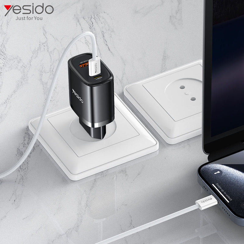 Yesido CA163 Typ C zu Typ C 1.2 Meter Ladekabel