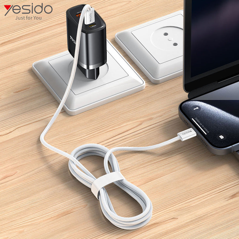Yesido CA164 Typ C zu Typ C 2 Meter Ladekabel