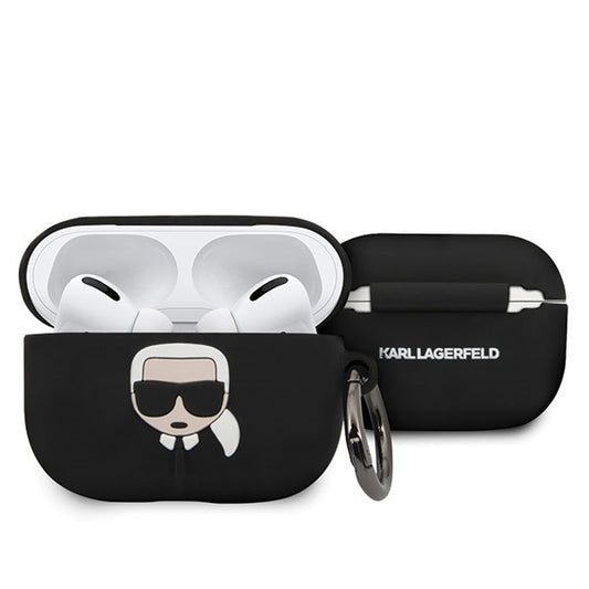 Karl Lagerfeld AirPods Pro Hülle Silikon 3D Ikonik Karl Head