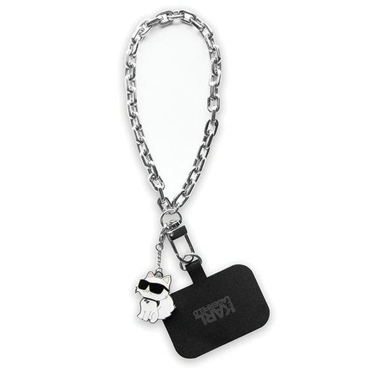 Karl Lagerfeld Handgelenk Kette Choupette Silber