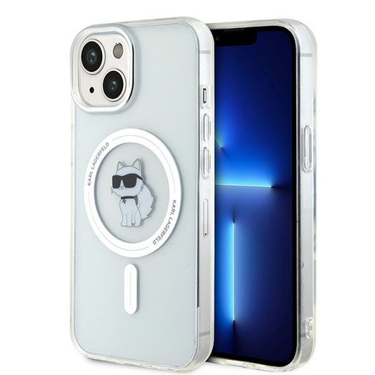 Karl Lagerfeld Magsafe Handy Hülle Case für iPhone 13 / 14 / 15 Transparent