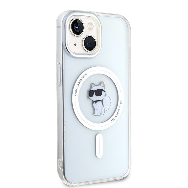 Karl Lagerfeld Magsafe Handy Hülle Case für iPhone 13 / 14 / 15 Transparent