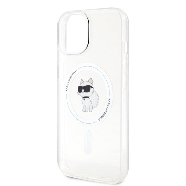 Karl Lagerfeld Magsafe Handy Hülle Case für iPhone 13 / 14 / 15 Transparent