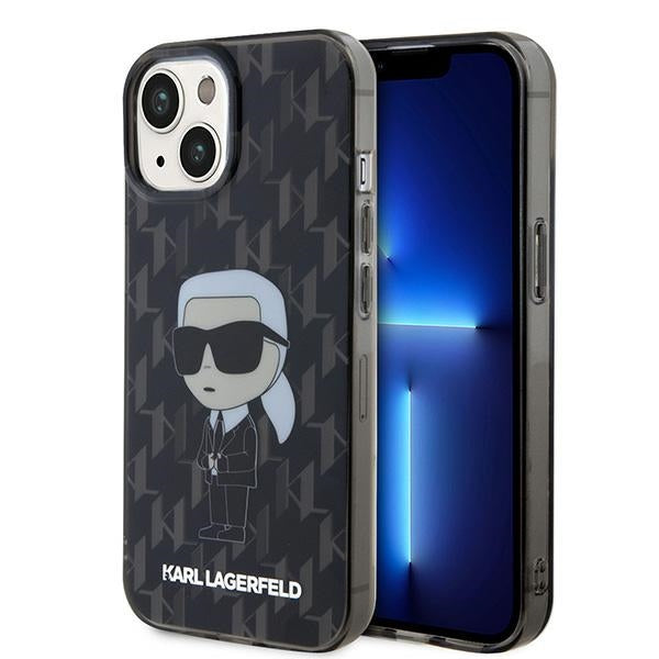 Karl Lagerfeld Handy Hülle Case für iPhone 13 / 14 / 15 Schwarz