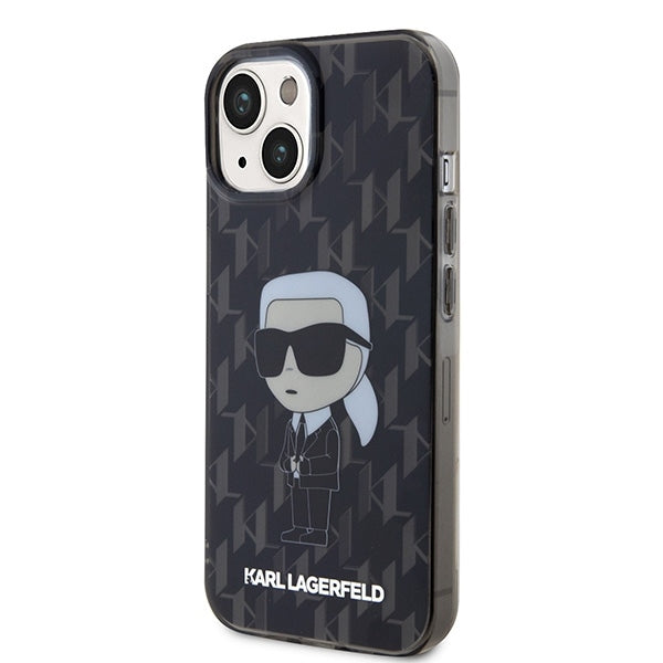 Karl Lagerfeld Handy Hülle Case für iPhone 13 / 14 / 15 Schwarz
