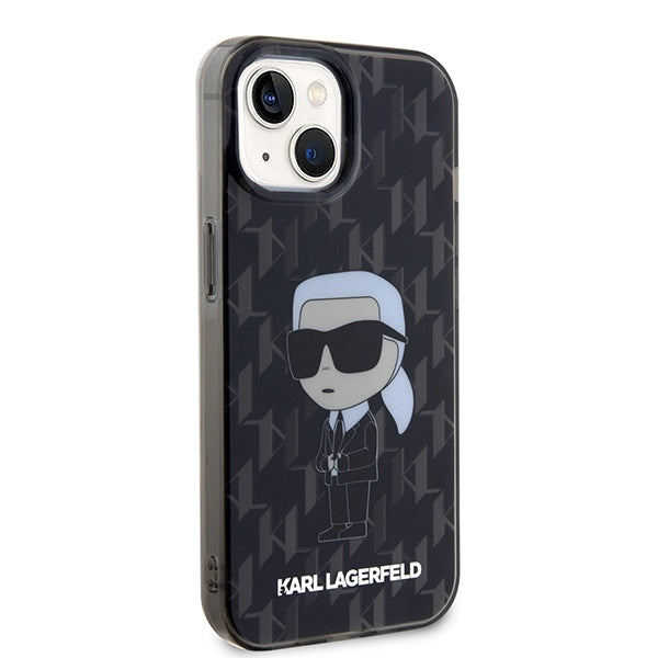 Karl Lagerfeld Handy Hülle Case für iPhone 13 / 14 / 15 Schwarz
