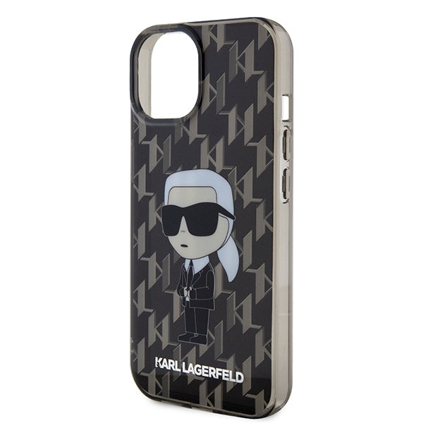 Karl Lagerfeld Handy Hülle Case für iPhone 13 / 14 / 15 Schwarz