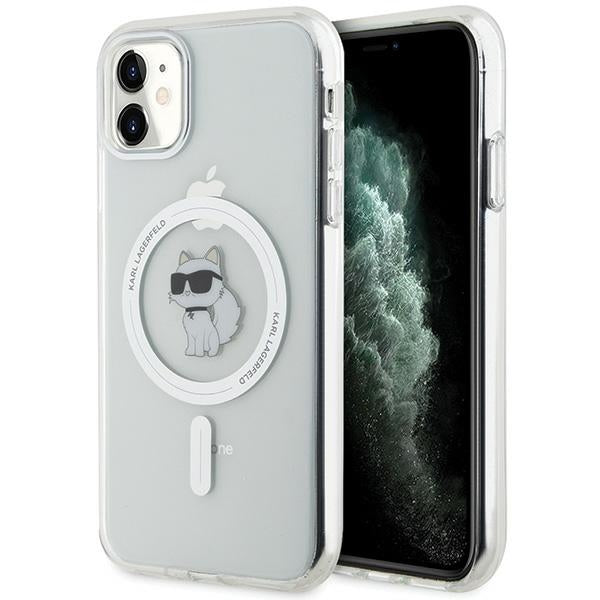 Karl Lagerfeld Magsafe Handy Hülle Case für iPhone 11 / XR Transparent