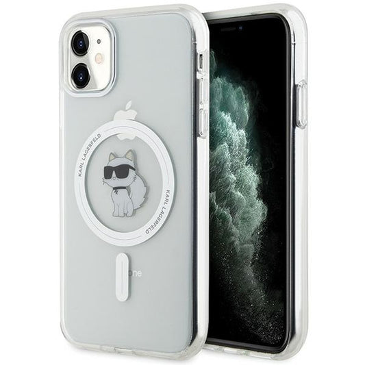 Karl Lagerfeld Magsafe Handy Hülle Case für iPhone 11 / XR Transparent