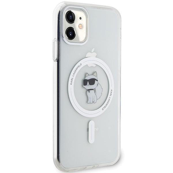 Karl Lagerfeld Magsafe Handy Hülle Case für iPhone 11 / XR Transparent