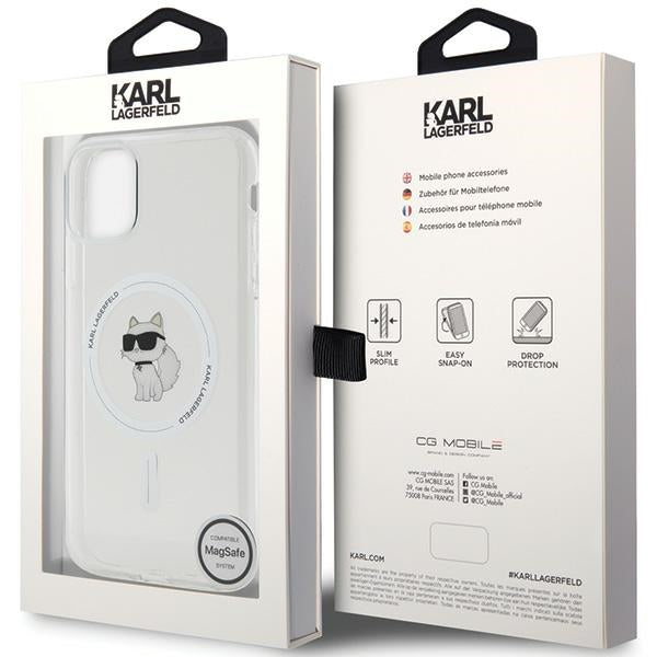 Karl Lagerfeld Magsafe Handy Hülle Case für iPhone 11 / XR Transparent