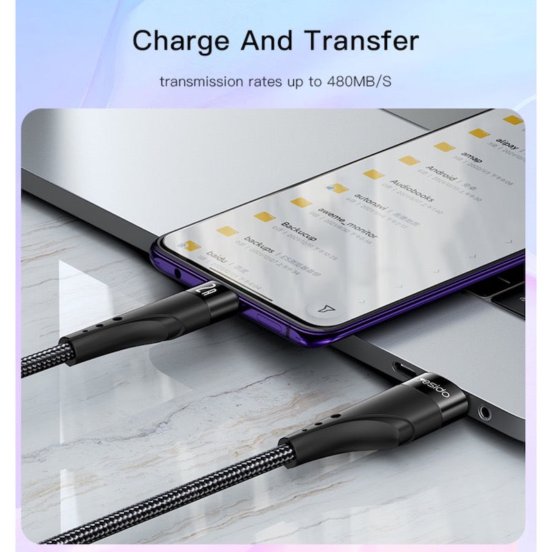 YESIDO CA109 Lightning auf USB 3 Meter Ladekabel