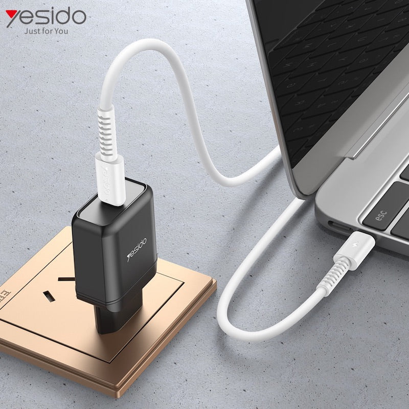 YESIDO CA154 Typ C zu Typ C Fast Charge 1 Meter Ladekabel
