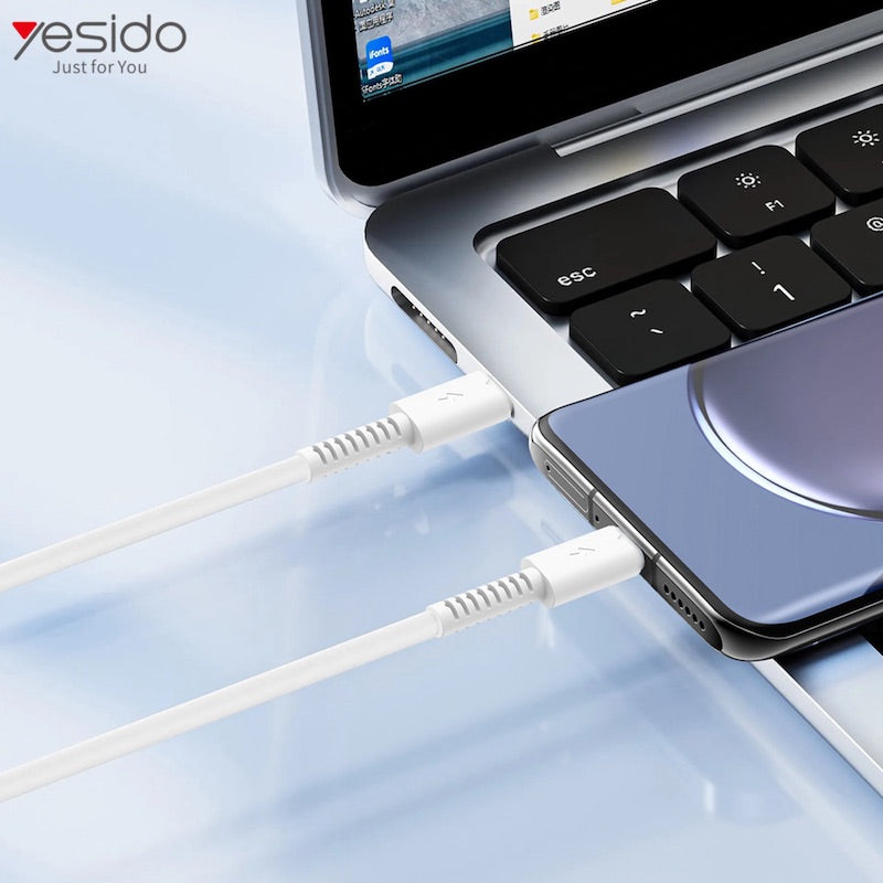 YESIDO CA154 Typ C zu Typ C Fast Charge 1 Meter Ladekabel