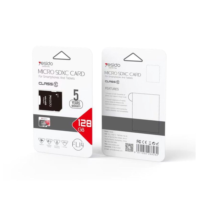 YESIDO FL14 128GB Micro SD- Speicherkarte