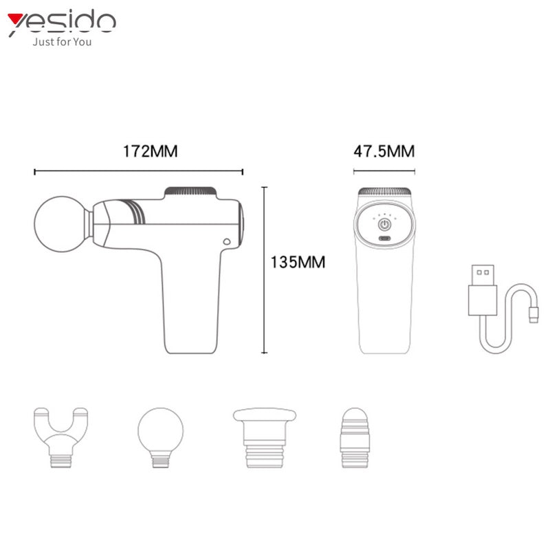YESIDO MG01 Mini Massagepistole