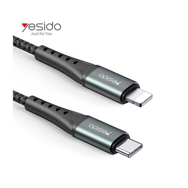 YESIDO CA65 Typ C zu Lightning 2 Meter Ladekabel