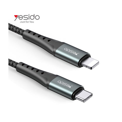 YESIDO CA65 Typ C zu Lightning 2 Meter Ladekabel