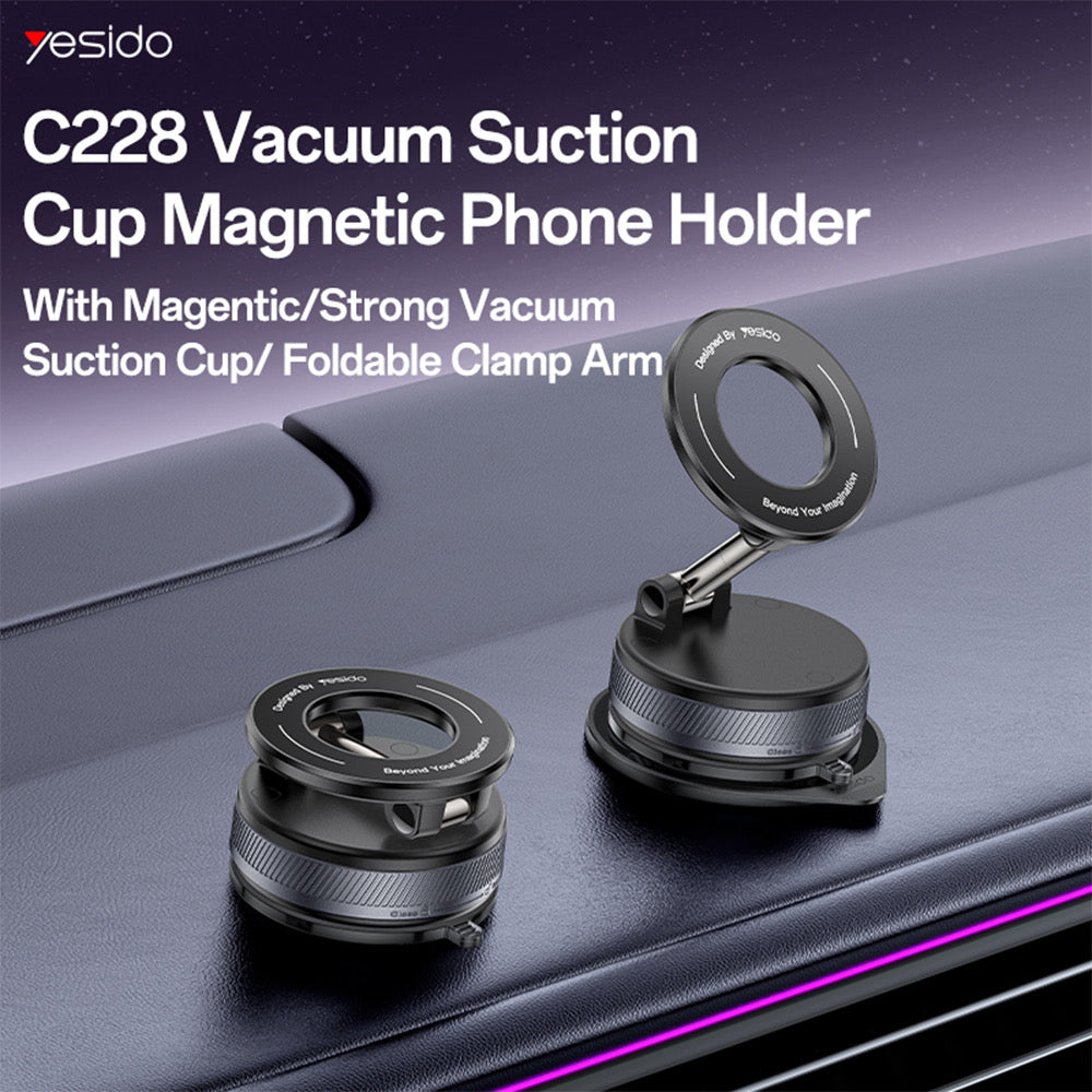 Yesido C228 Magsafe Magnet Halterung mit Saugnapf