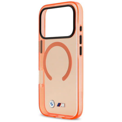 BMW Handy Hülle M IML Metall Logo Magsafe Case für iPhone 17 Pro Orange