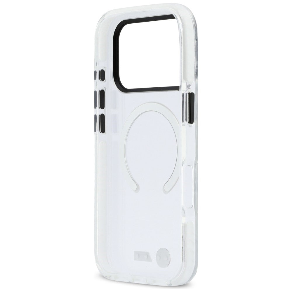 BMW Handy Hülle M IML Shockproof Metall Logo Magsafe Case für iPhone 17 Pro Transparent