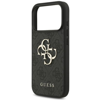 GUESS Handy Hülle Case 4G Big Logo für iPhone 17 Pro Schwarz