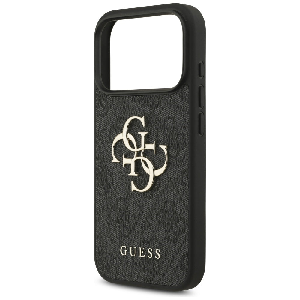 GUESS Handy Hülle Case 4G Big Logo für iPhone 17 Pro Max Schwarz