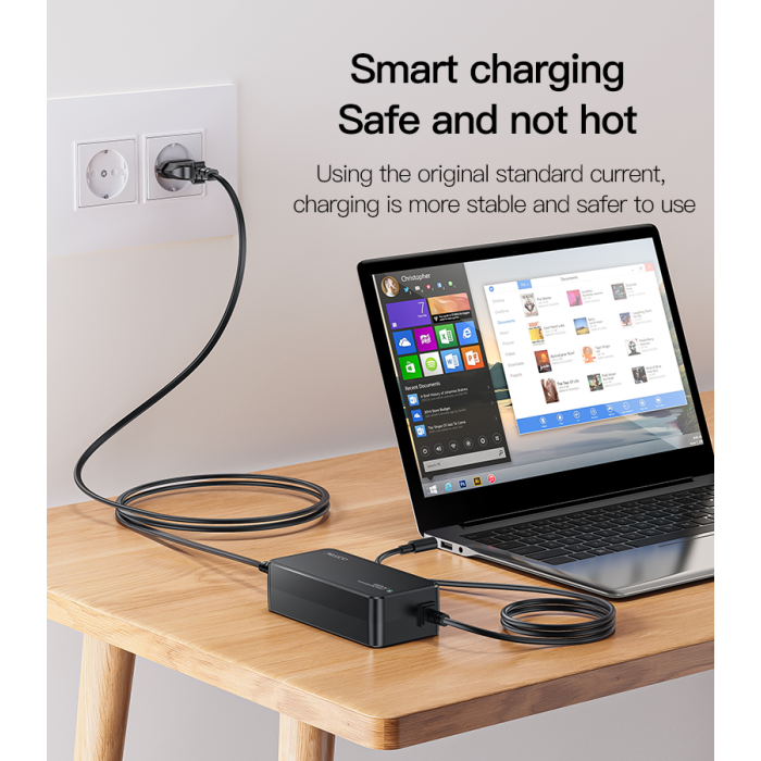 Yesido CG11E Laptop Adapter Ladekabel