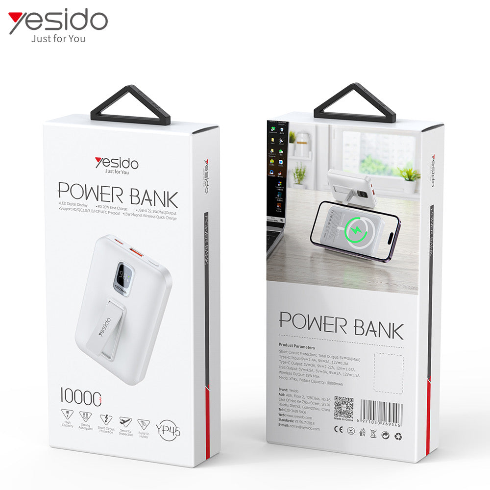 YESIDO YP45 Magsafe Powerbank 10.000mAh